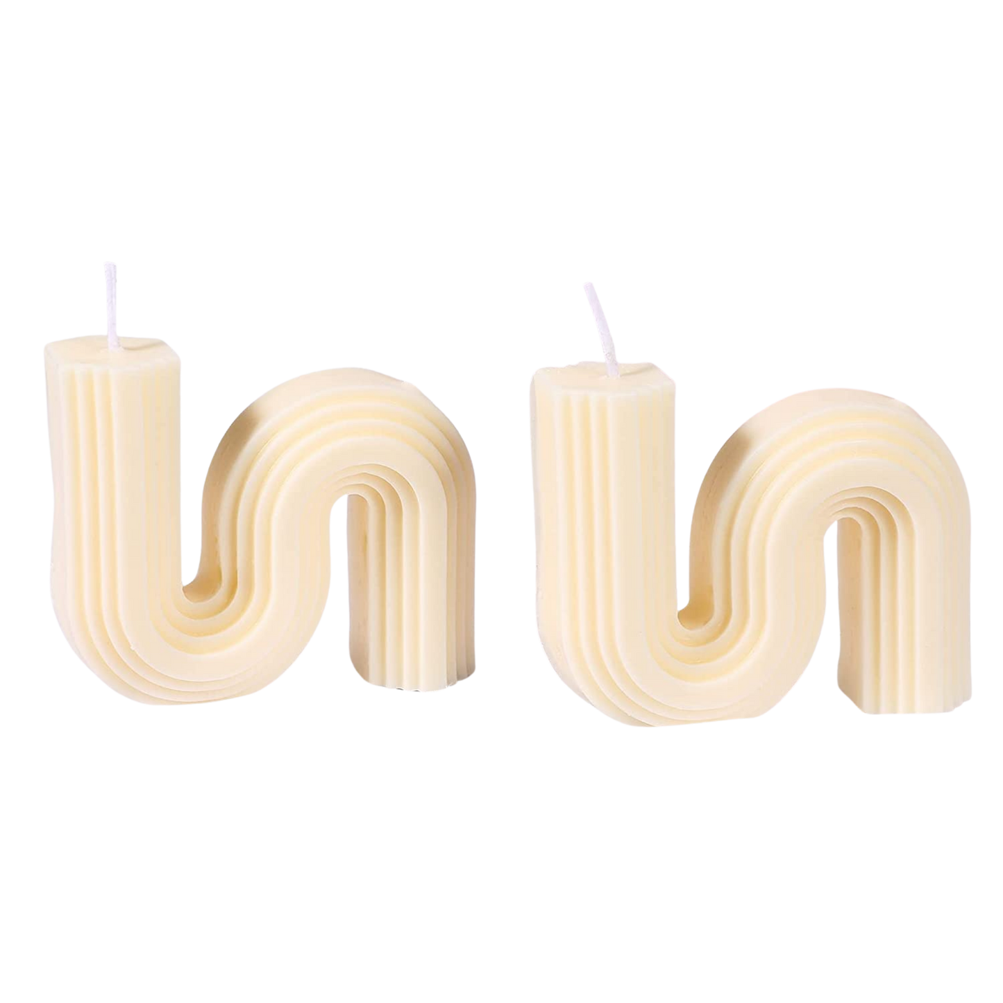 Abstract Geometric Soy Wax Candle - 2 Pieces