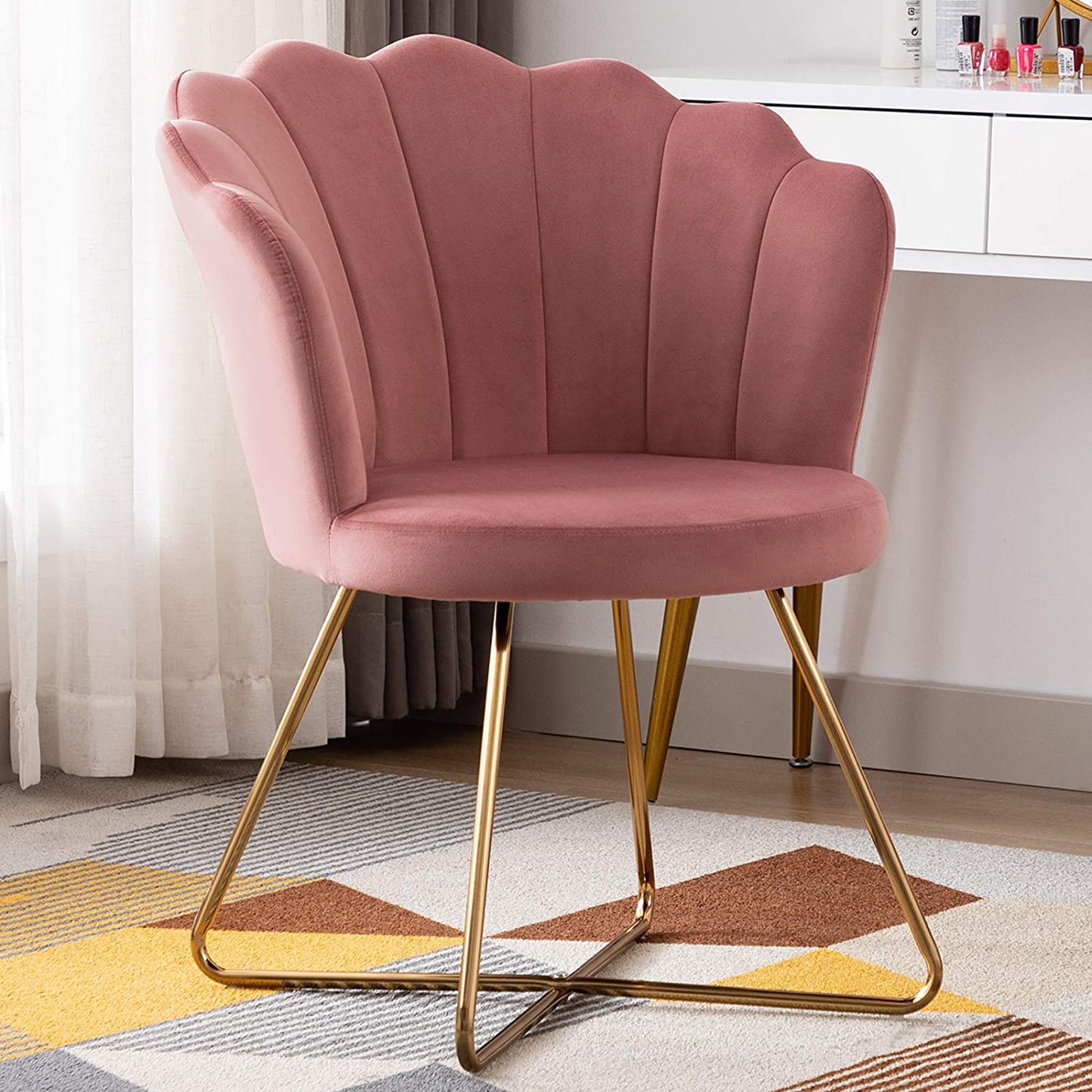 Duhome Shell Vanity Chair Velvet