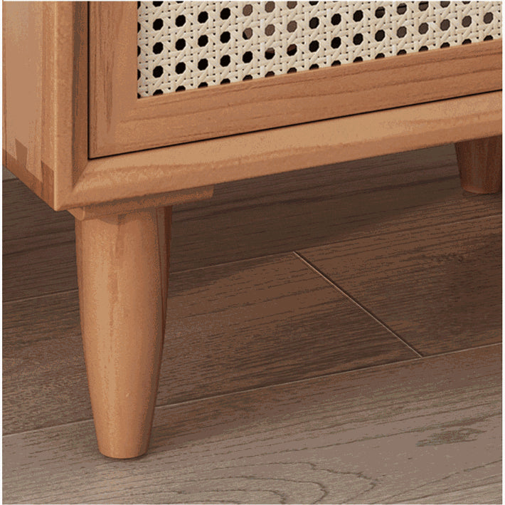 Rattan Bedside Table