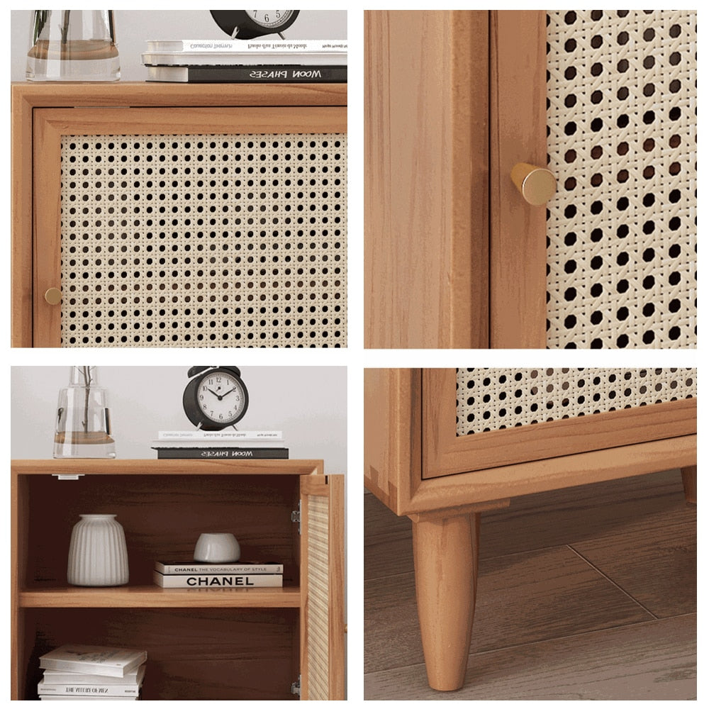 Rattan Bedside Table