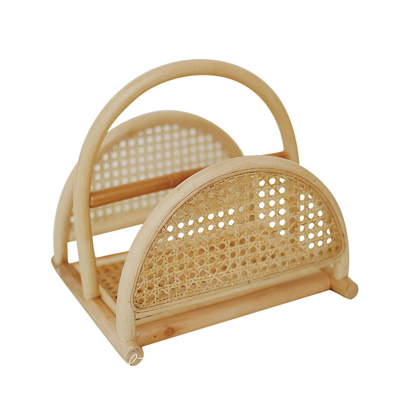 Rattan Magazine Rack