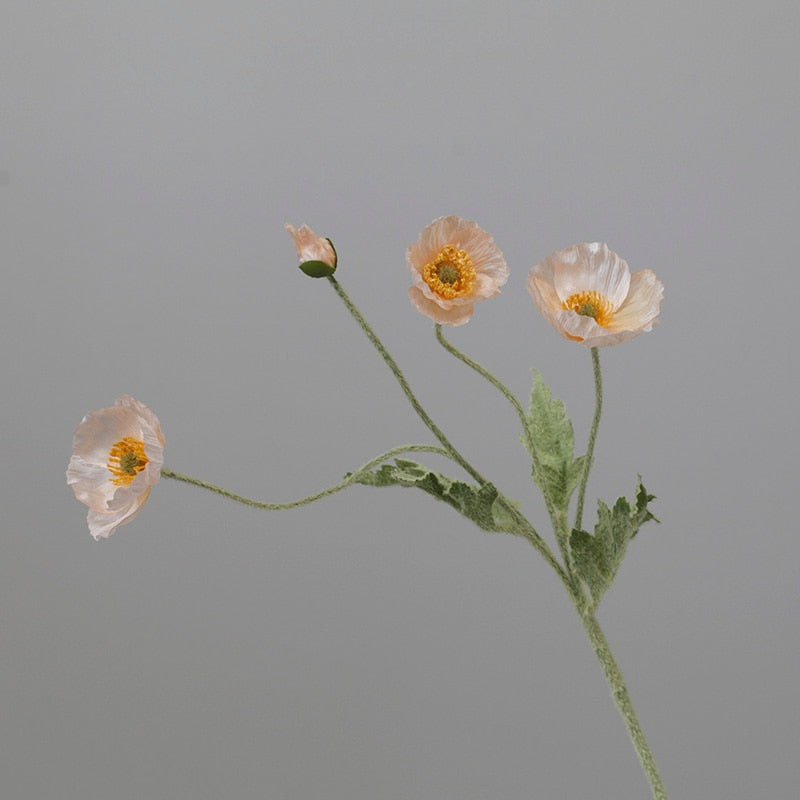 SiLK Poppy Spray (5 Stems)
