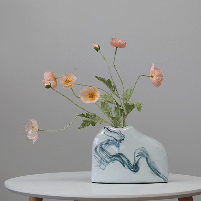 SiLK Poppy Spray (5 Stems)