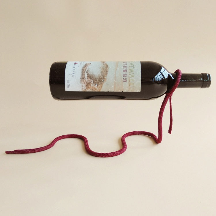Wine Bottle Holder - Freestanding Rack, Tabletop Decor