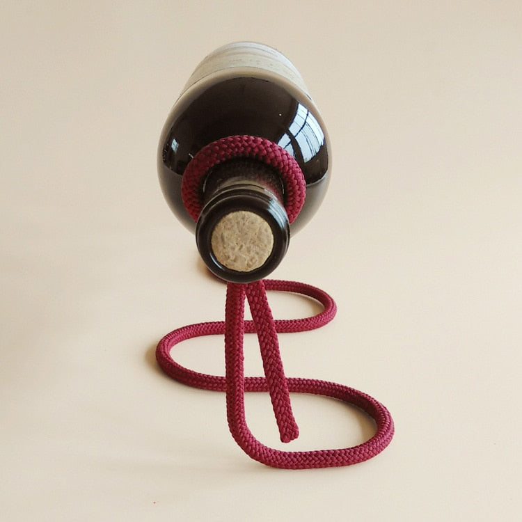 Wine Bottle Holder - Freestanding Rack, Tabletop Decor