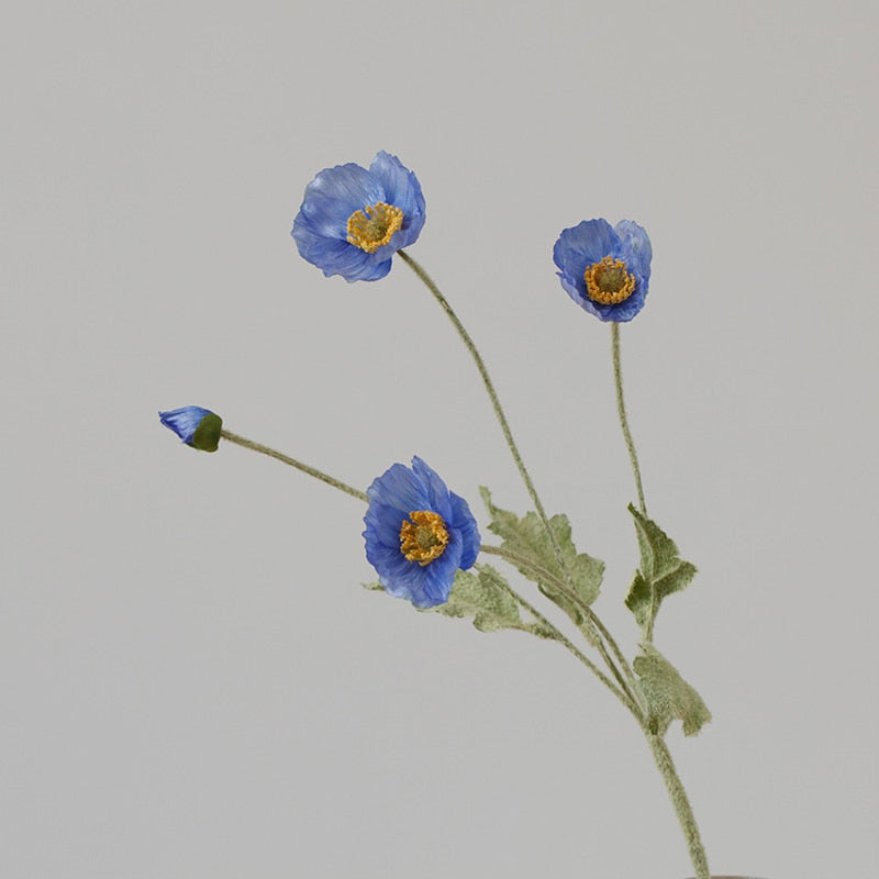 SiLK Poppy Spray (5 Stems)