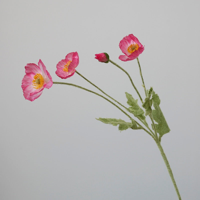 SiLK Poppy Spray (5 Stems)