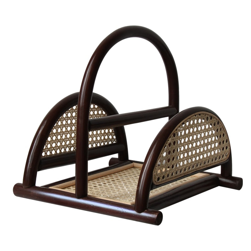 Rattan Magazine Rack