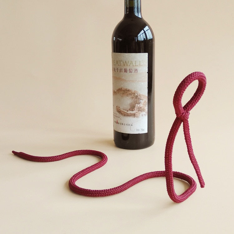 Wine Bottle Holder - Freestanding Rack, Tabletop Decor