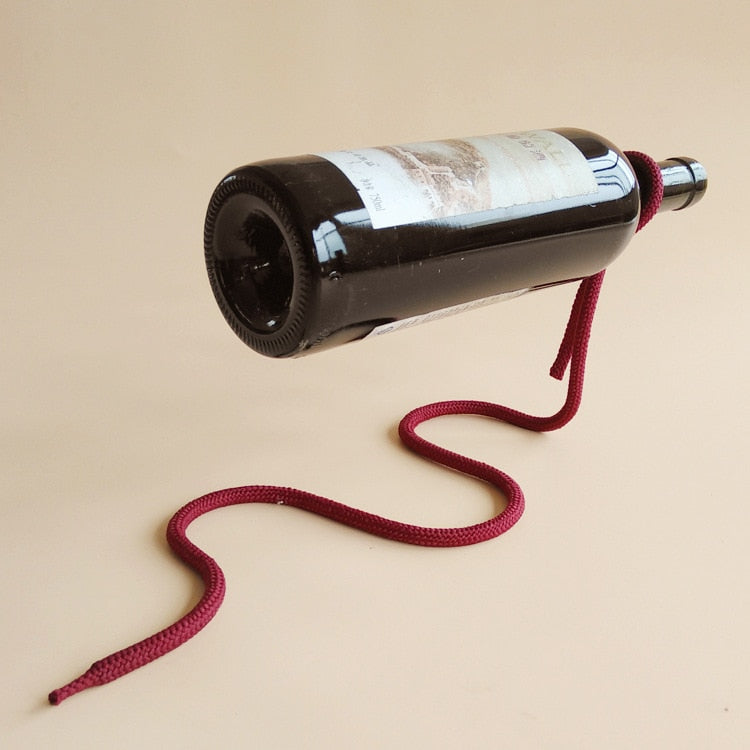 Wine Bottle Holder - Freestanding Rack, Tabletop Decor