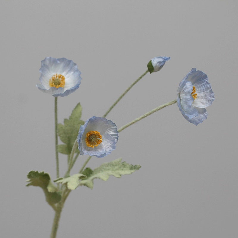 SiLK Poppy Spray (5 Stems)