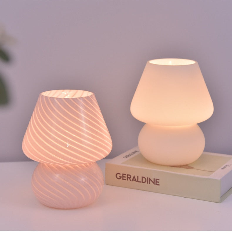 Ansel Glass Table Lamp 7.5"