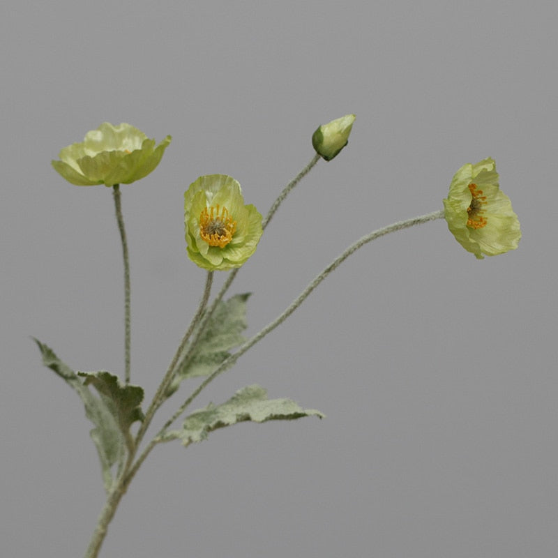 SiLK Poppy Spray (5 Stems)