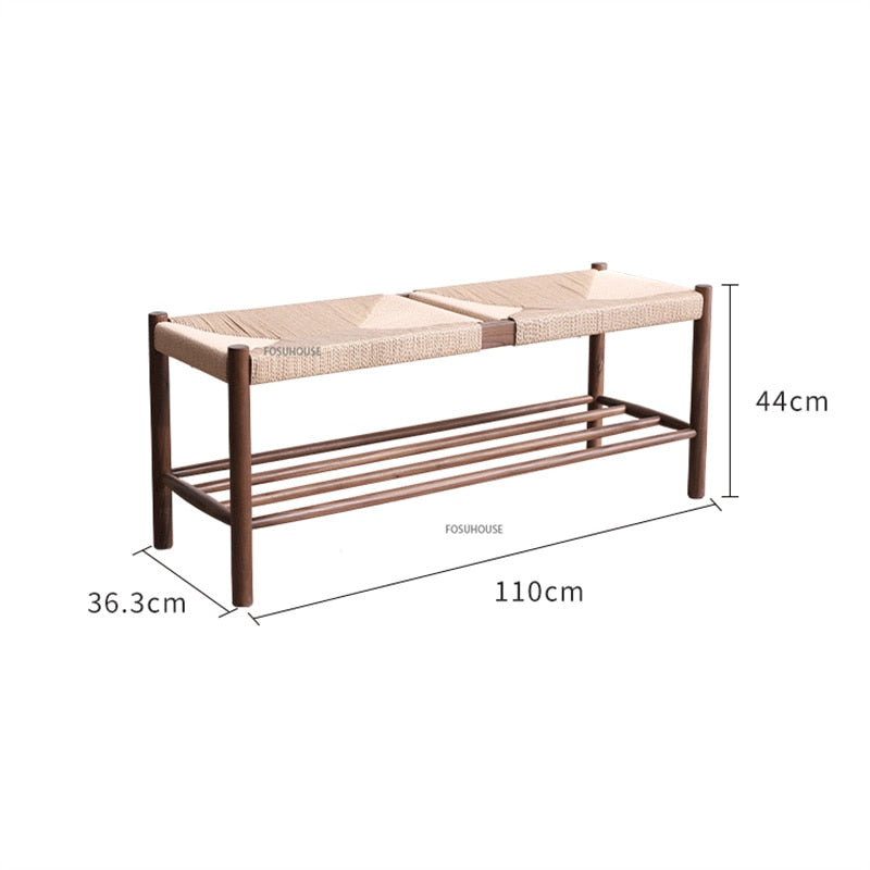 Woven Rope Bench