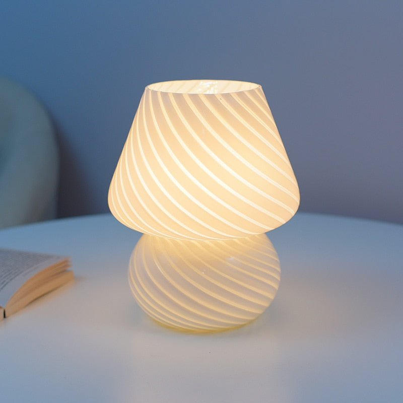 Ansel Glass Table Lamp 7.5"