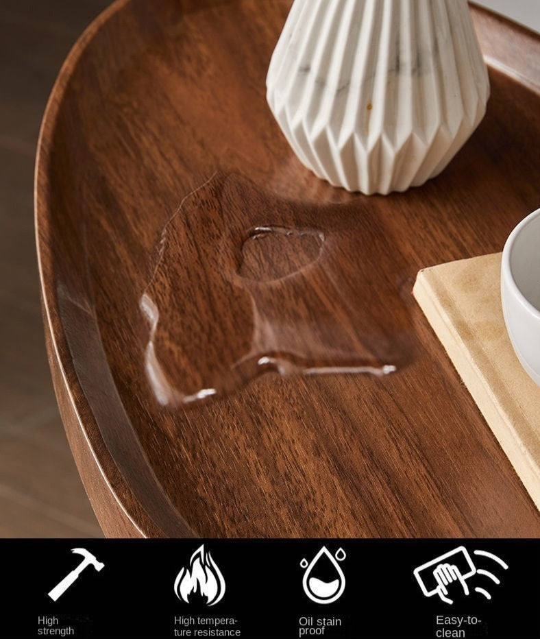 Golden Walnut Side Table