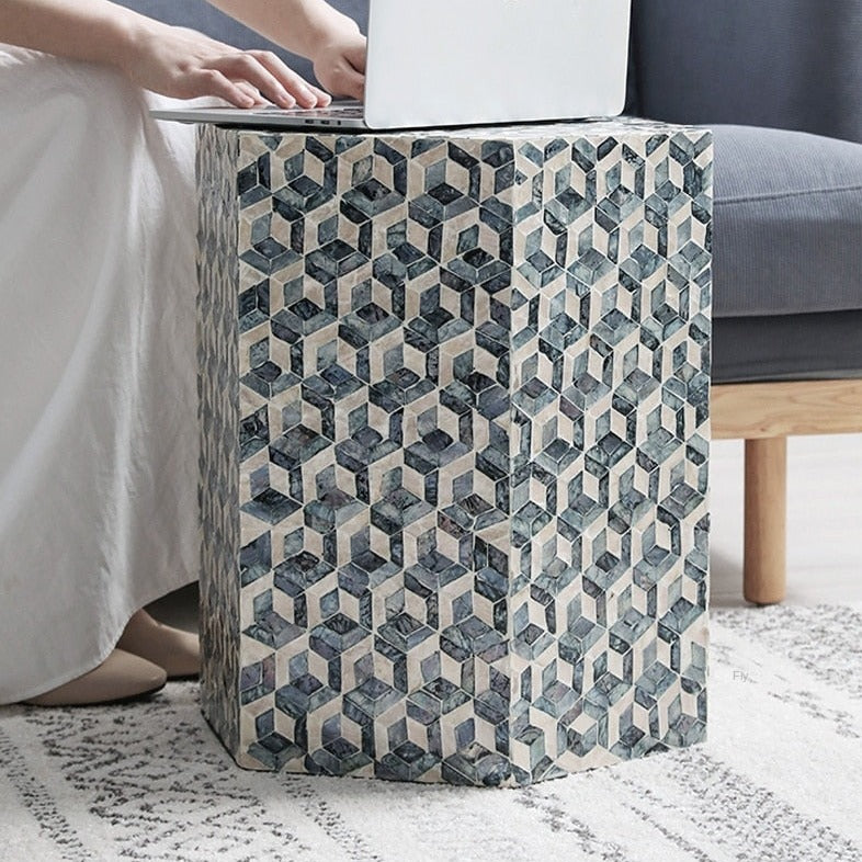 Seashells End Table - Inception Rise