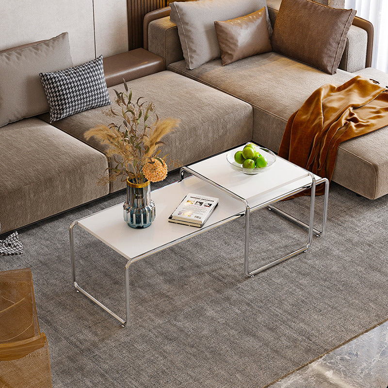 Chrome Nesting Coffee Table
