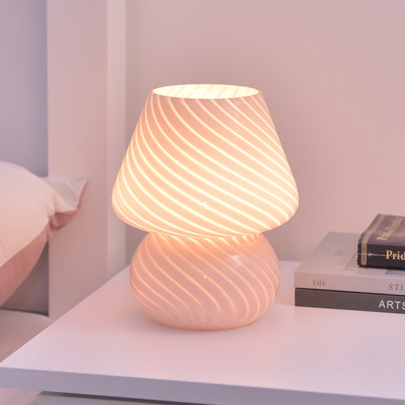 Ansel Glass Table Lamp 7.5"