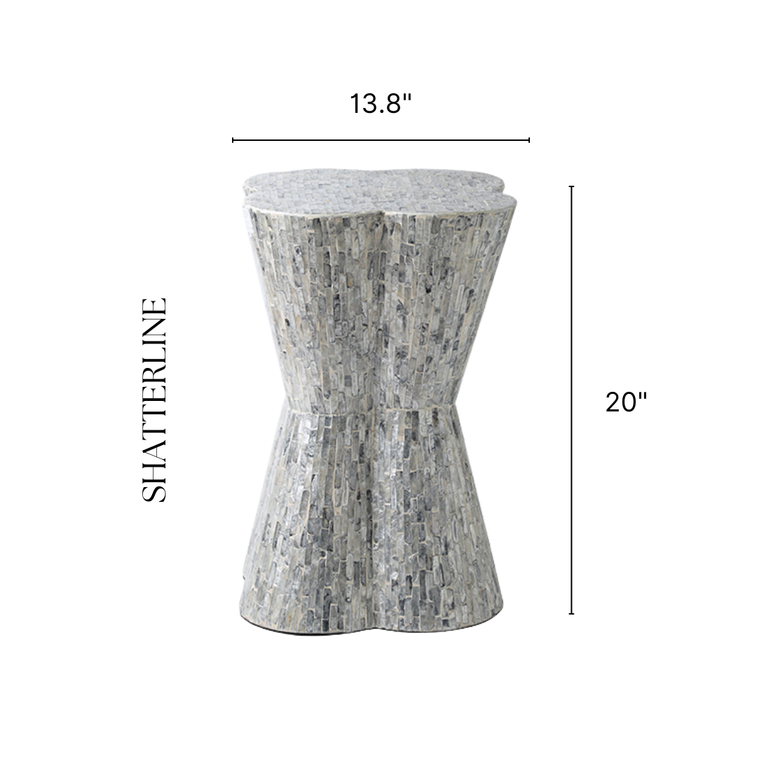 Seashells End Table - Shatterline