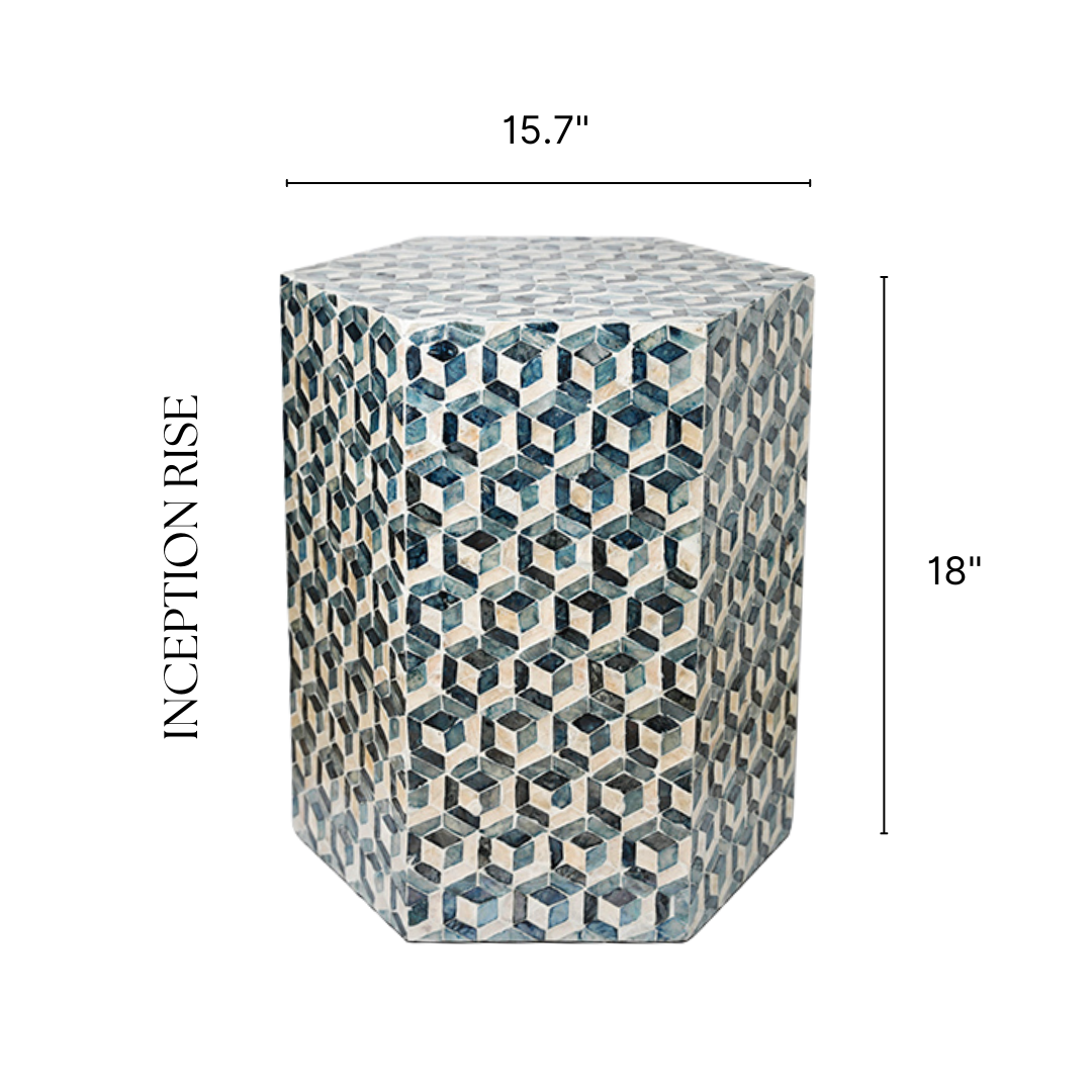 Seashells End Table - Inception Rise