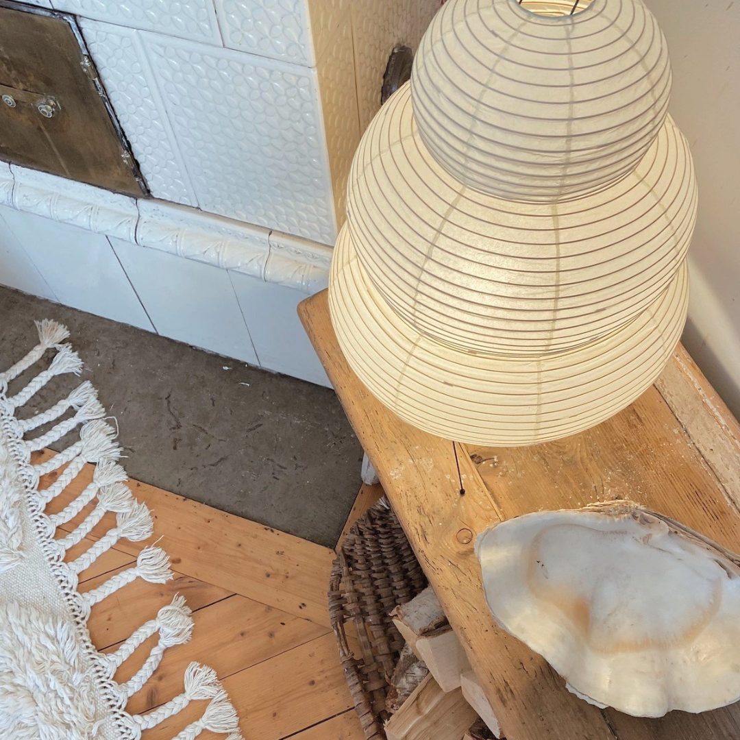 Japanese Rice Paper Floor Lamp 24"