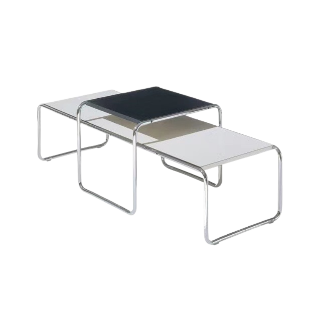Chrome Nesting Coffee Table