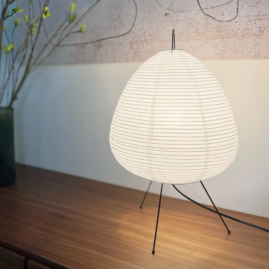Japanese Rice Paper Lamp 19"