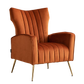 Artechworks Curved Tufted Chair Velvet