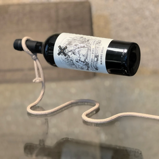Wine Bottle Holder - Freestanding Rack, Tabletop Decor