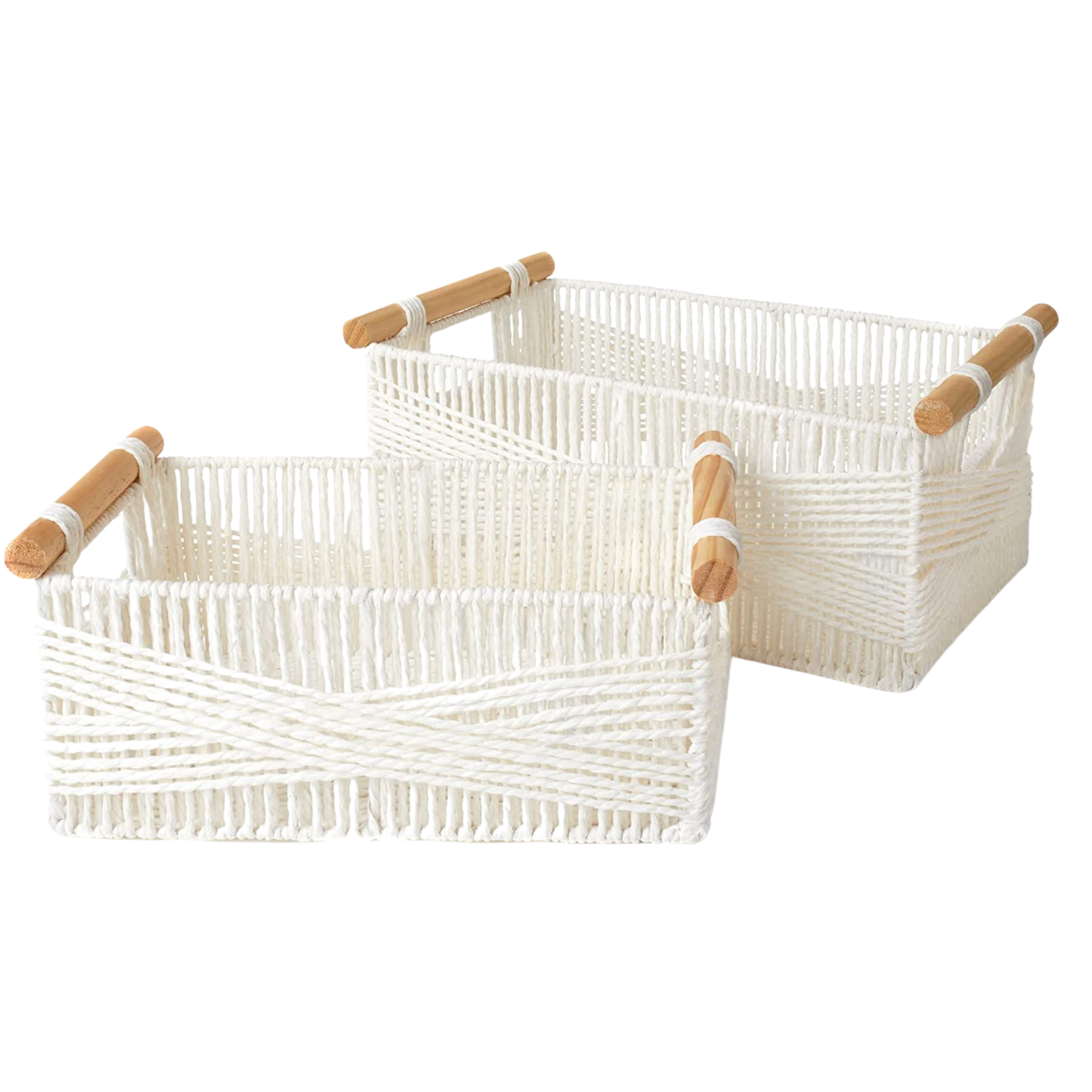 LA JOLIE MUSE Wicker Storage Baskets