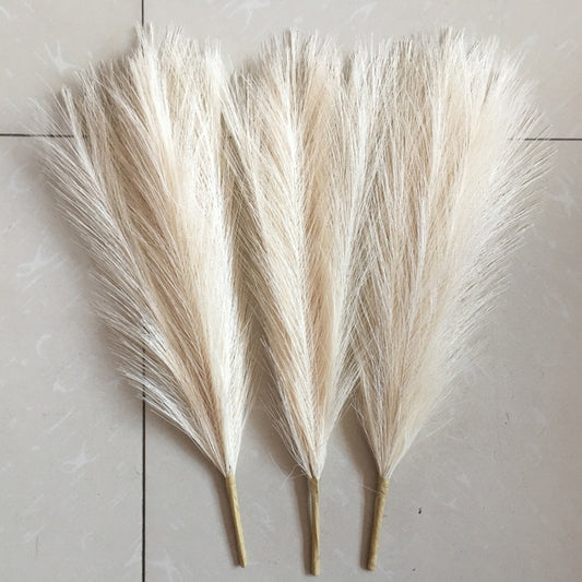 Faux Pampas Grass Stem 18" - Set of 3
