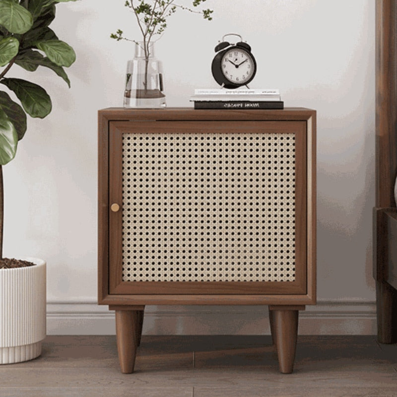 Rattan Bedside Table