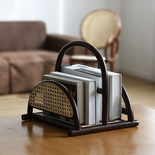 Rattan Magazine Rack