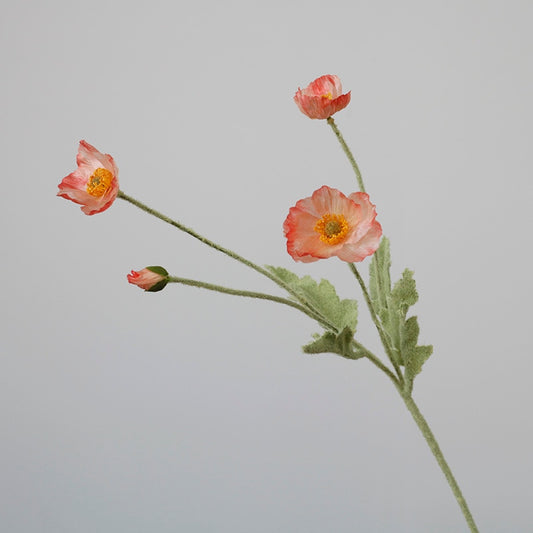 SiLK Poppy Spray (5 Stems)