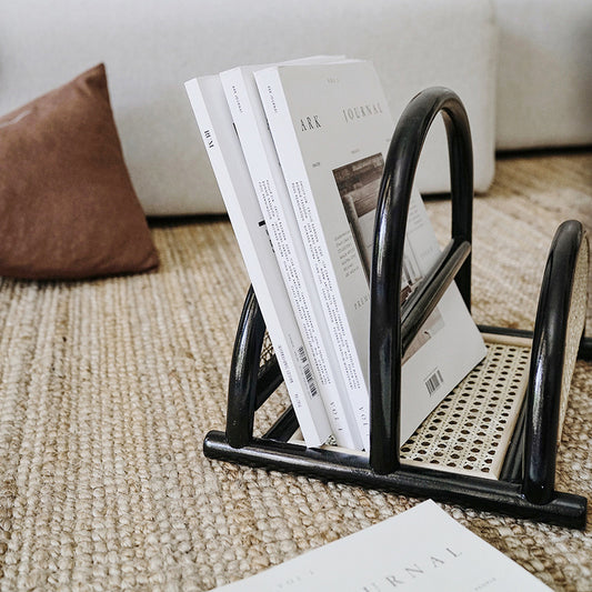 Rattan Magazine Rack