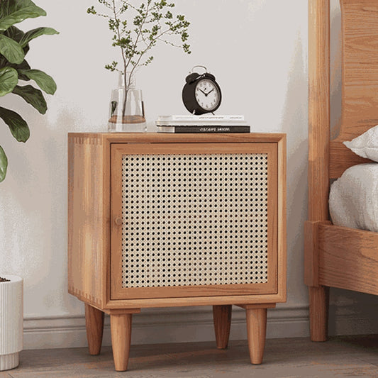 Rattan Bedside Table