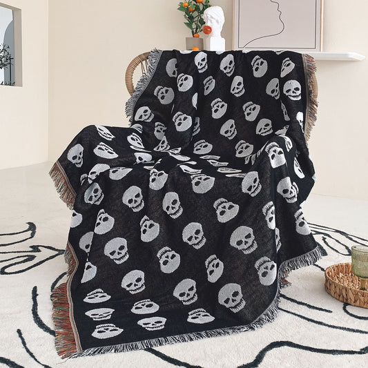Dia de los Muertos Throw Blanket 63"
