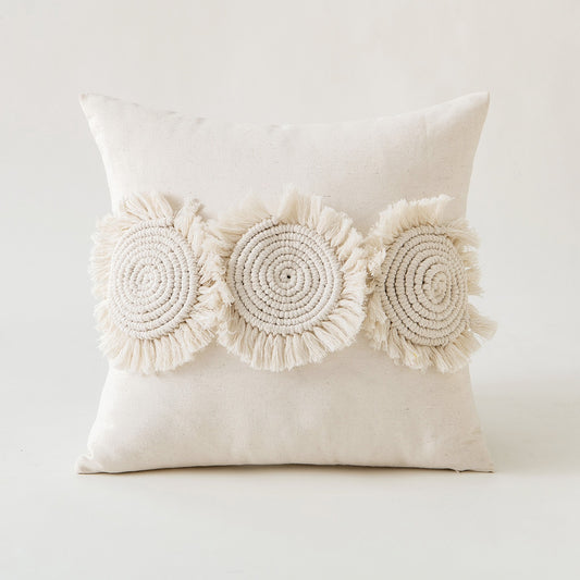 Boho Fringe Cushion Cover 18"