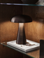 Danish Mushroom Table Lamp 8"